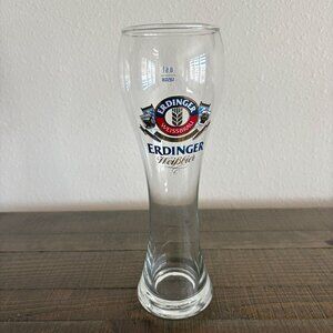 Erdinger Weissbrau Weibbier Pilsner Beer Glass Germany .5l Weibbier Tall